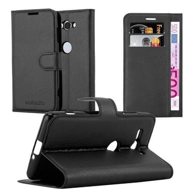 Sony Xperia XZ2 COMPACT Plånboksfodral Skal (Svart)