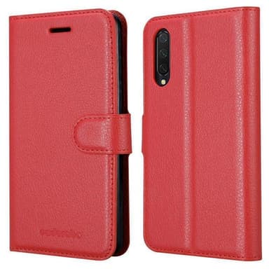 Xiaomi Mi CC9 Plånboksfodral Skal (Röd)