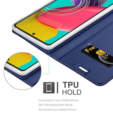 Samsung Galaxy M53 5G Fodral Skal Case (Blå)