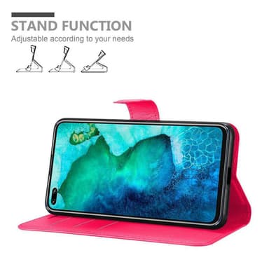 Honor View 30 PRO Plånboksfodral Skal (Rosa)