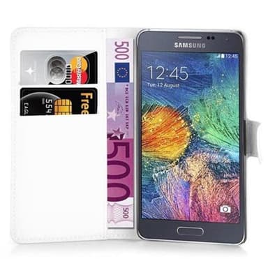 Samsung Galaxy A7 2015 Plånboksfodral Skal (Vit)