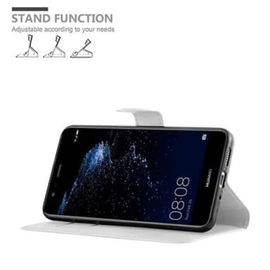 Huawei P10 LITE Plånboksfodral Skal (Vit)
