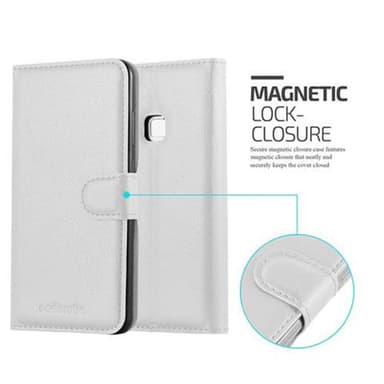 Huawei P10 LITE Plånboksfodral Skal (Vit)