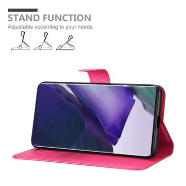 Samsung Galaxy NOTE 20 PLUS Plånboksfodral Skal (Rosa)