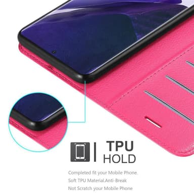 Samsung Galaxy NOTE 20 PLUS Plånboksfodral Skal (Rosa)