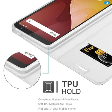 WIKO VIEW PRIME Fodral Skal Case (Silver)