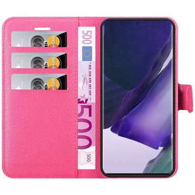 Samsung Galaxy NOTE 20 PLUS Plånboksfodral Skal (Rosa)