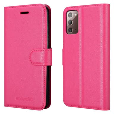 Samsung Galaxy NOTE 20 Plånboksfodral Skal (Rosa)