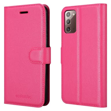 Samsung Galaxy NOTE 20 Plånboksfodral Skal (Rosa)