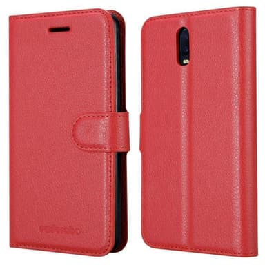 Oppo R17 Plånboksfodral Skal (Röd)