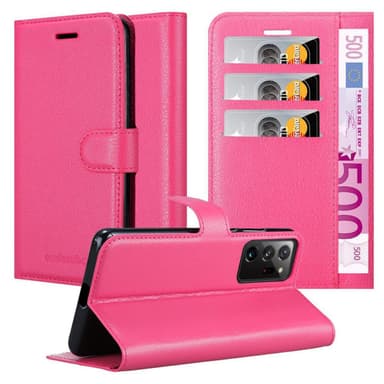 Samsung Galaxy NOTE 20 PLUS Plånboksfodral Skal (Rosa)