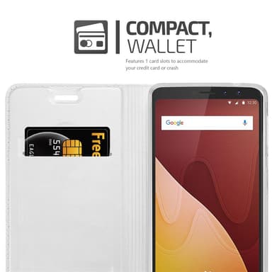 WIKO VIEW PRIME Fodral Skal Case (Silver)