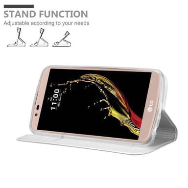 LG K10 2016 Fodral Skal Case (Silver)