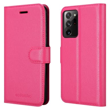 Samsung Galaxy NOTE 20 PLUS Plånboksfodral Skal (Rosa)