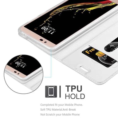 LG K10 2016 Fodral Skal Case (Silver)