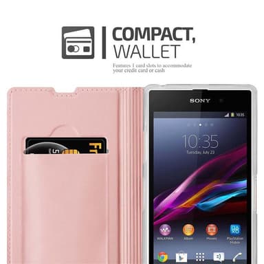 Sony Xperia Z1 Fodral Skal Case (Rosa)