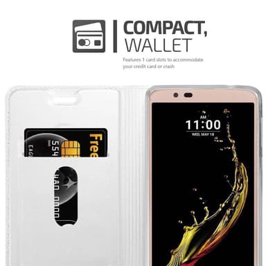 LG K10 2016 Fodral Skal Case (Silver)