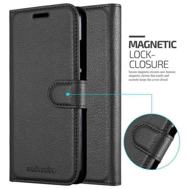 Xiaomi RedMi 6A Plånboksfodral Skal (Svart)