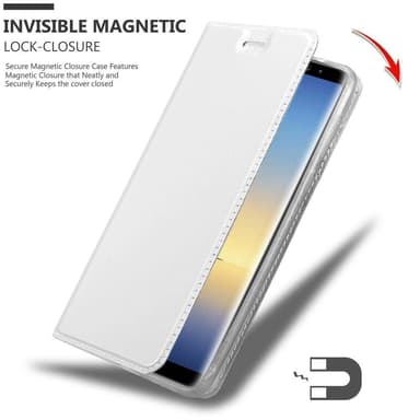 Samsung Galaxy NOTE 8 Fodral Skal Case (Silver)
