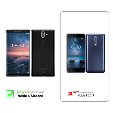 Nokia 8 Sirocco Fodral Skal Case (Rosa)