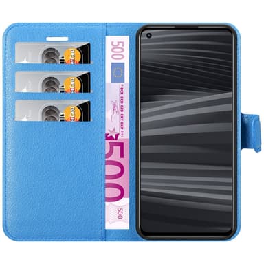 Realme GT 2 / GT Neo 2 Plånboksfodral Skal (Blå)