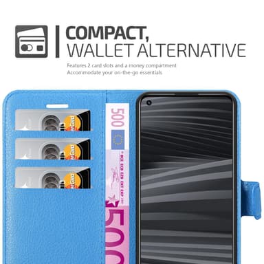 Realme GT 2 / GT Neo 2 Plånboksfodral Skal (Blå)
