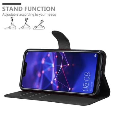 Huawei MATE 20 LITE Plånboksfodral Skal (Svart)