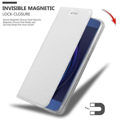 Honor 8 / 8 PREMIUM Fodral Skal Case (Silver)