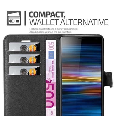 Sony Xperia L3 Plånboksfodral Skal (Svart)