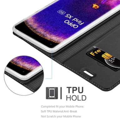 Oppo FIND X5 Fodral Skal Case (Svart)