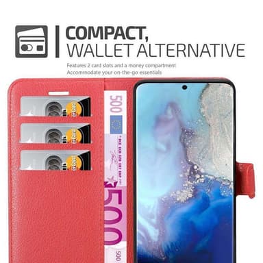 Samsung Galaxy S20 Plånboksfodral Skal (Röd)