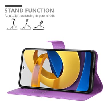 Xiaomi POCO M4 PRO 5G Plånboksfodral Skal (Lila)