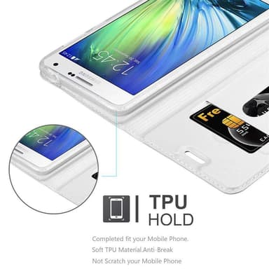 Samsung Galaxy A7 2015 Fodral Skal Case (Silver)