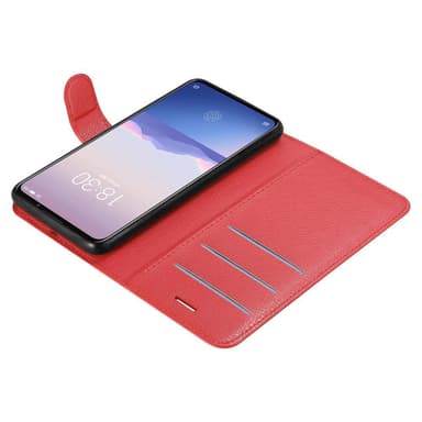 MEIZU 16Xs Plånboksfodral Skal (Röd)