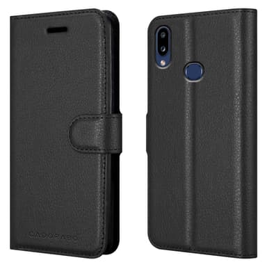 Samsung Galaxy A10s / M01s Plånboksfodral Skal (Svart)