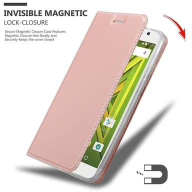 Motorola MOTO X PLAY Fodral Skal Case (Rosa)
