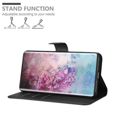Samsung Galaxy NOTE 10 PLUS Plånboksfodral Skal (Svart)