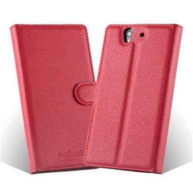 Sony Xperia Z Plånboksfodral Skal (Röd)