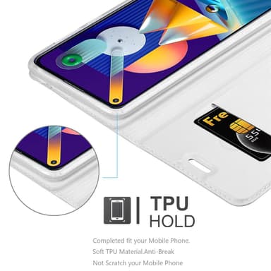 Samsung Galaxy A11 / M11 Fodral Skal Case (Silver)
