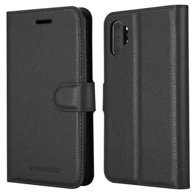 Samsung Galaxy NOTE 10 PLUS Plånboksfodral Skal (Svart)