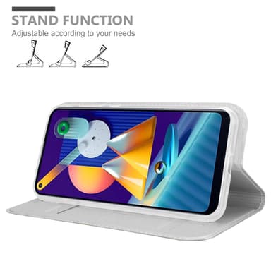 Samsung Galaxy A11 / M11 Fodral Skal Case (Silver)
