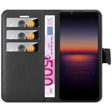 Sony Xperia 1 II Plånboksfodral Skal (Svart)