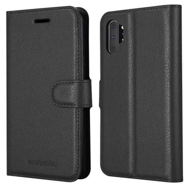 Samsung Galaxy NOTE 10 PLUS Plånboksfodral Skal (Svart)
