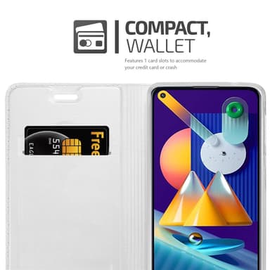 Samsung Galaxy A11 / M11 Fodral Skal Case (Silver)