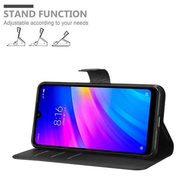 Xiaomi RedMi 7 Plånboksfodral Skal (Svart)