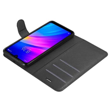 Xiaomi RedMi 7 Plånboksfodral Skal (Svart)
