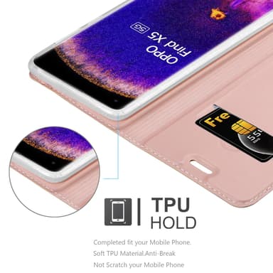 Oppo FIND X5 Fodral Skal Case (Rosa)