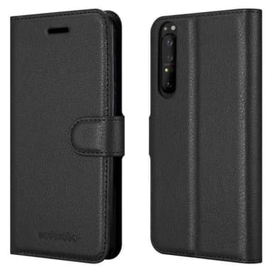 Sony Xperia 1 II Plånboksfodral Skal (Svart)