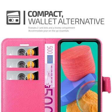 Samsung Galaxy M33 5G Plånboksfodral Skal (Rosa)
