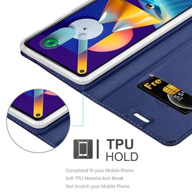 Samsung Galaxy A11 / M11 Fodral Skal Case (Blå)